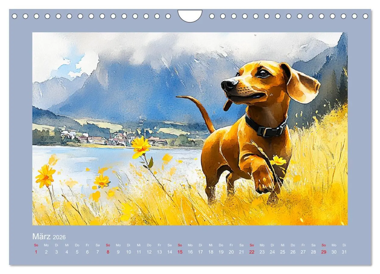 Bild: 9783457297445 | Dackelzauber. Charmante Begleiter im lieblichen Aquarell-Stil...