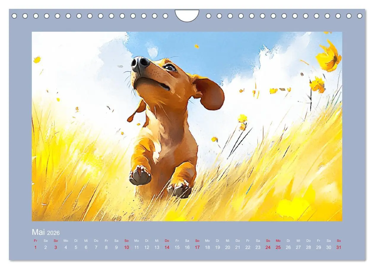 Bild: 9783457297445 | Dackelzauber. Charmante Begleiter im lieblichen Aquarell-Stil...