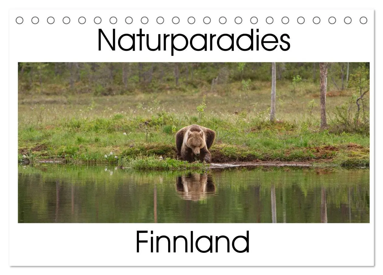 Cover: 9783516077445 | Naturparadies Finnland (Tischkalender 2026 DIN A5 quer), CALVENDO...