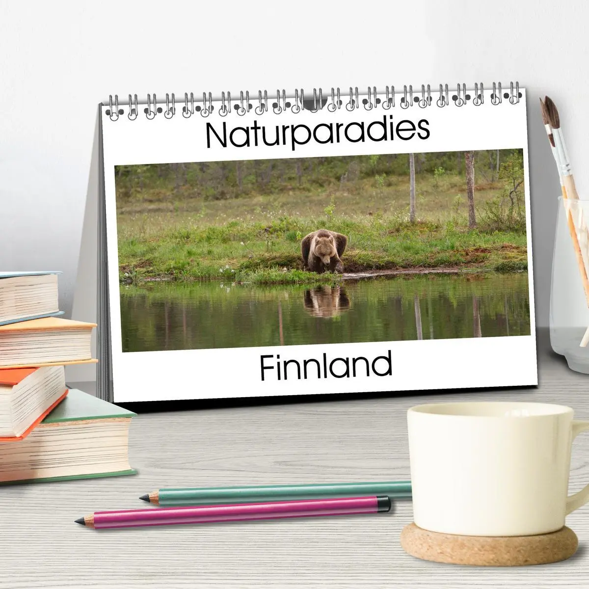 Bild: 9783516077445 | Naturparadies Finnland (Tischkalender 2026 DIN A5 quer), CALVENDO...