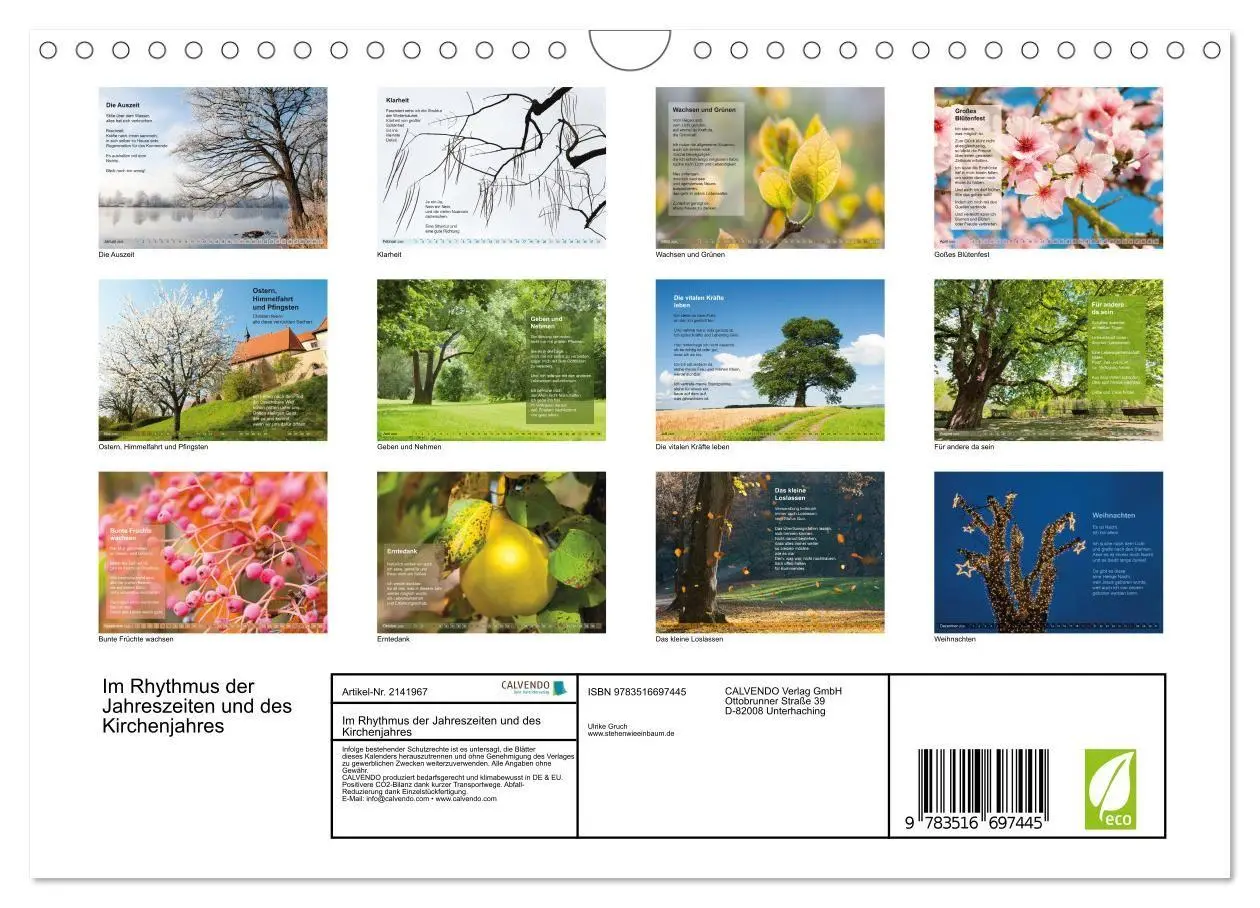 Bild: 9783516697445 | Im Rhythmus der Jahreszeiten und des Kirchenjahres (Wandkalender...