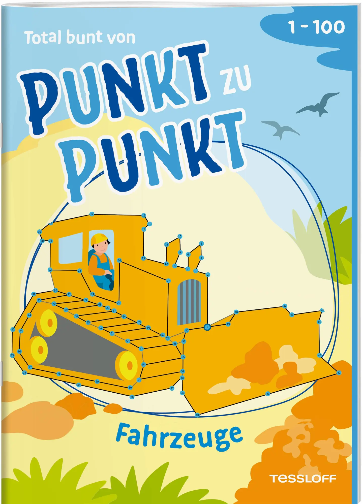Cover: 9783788647445 | Total bunt von Punkt zu Punkt. Fahrzeuge. Von 1 bis 100 | Broschüre