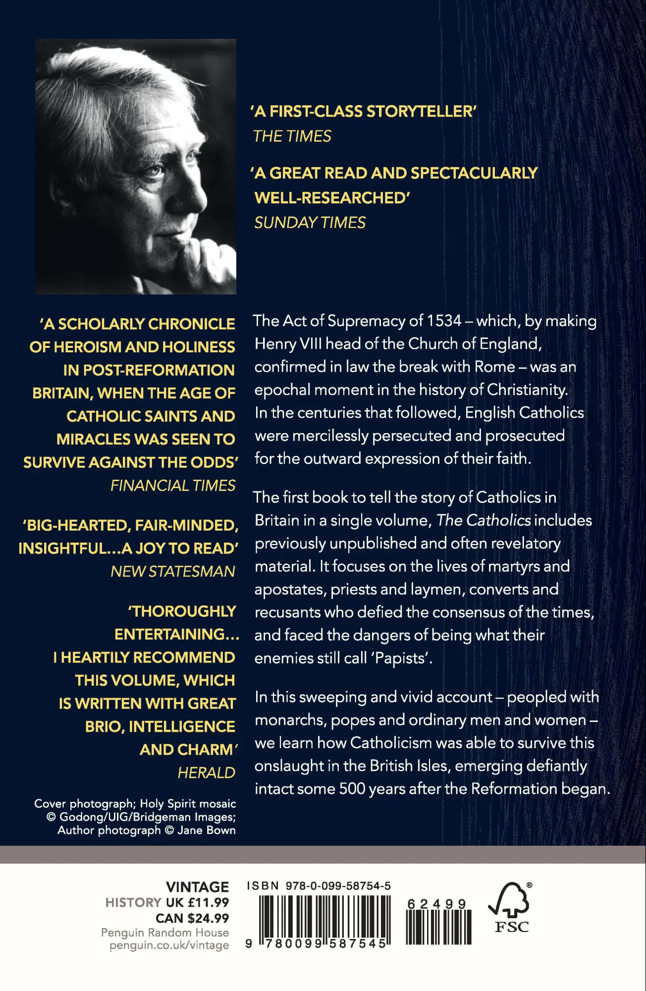 Rückseite: 9780099587545 | The Catholics | Roy Hattersley | Taschenbuch | Englisch | 2018