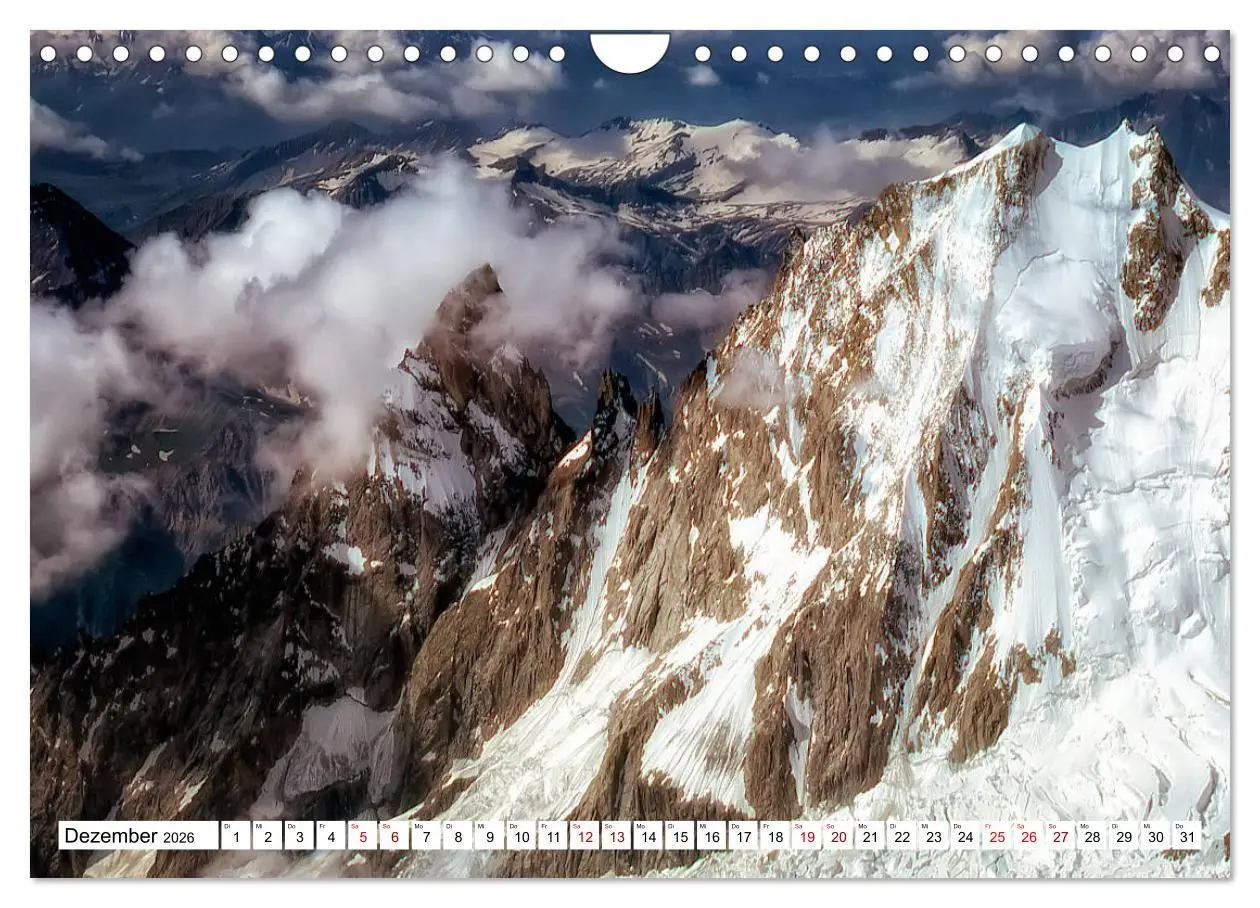 Bild: 9783457667545 | Mont-Blanc - Das Dach Europas (Wandkalender 2026 DIN A4 quer),...