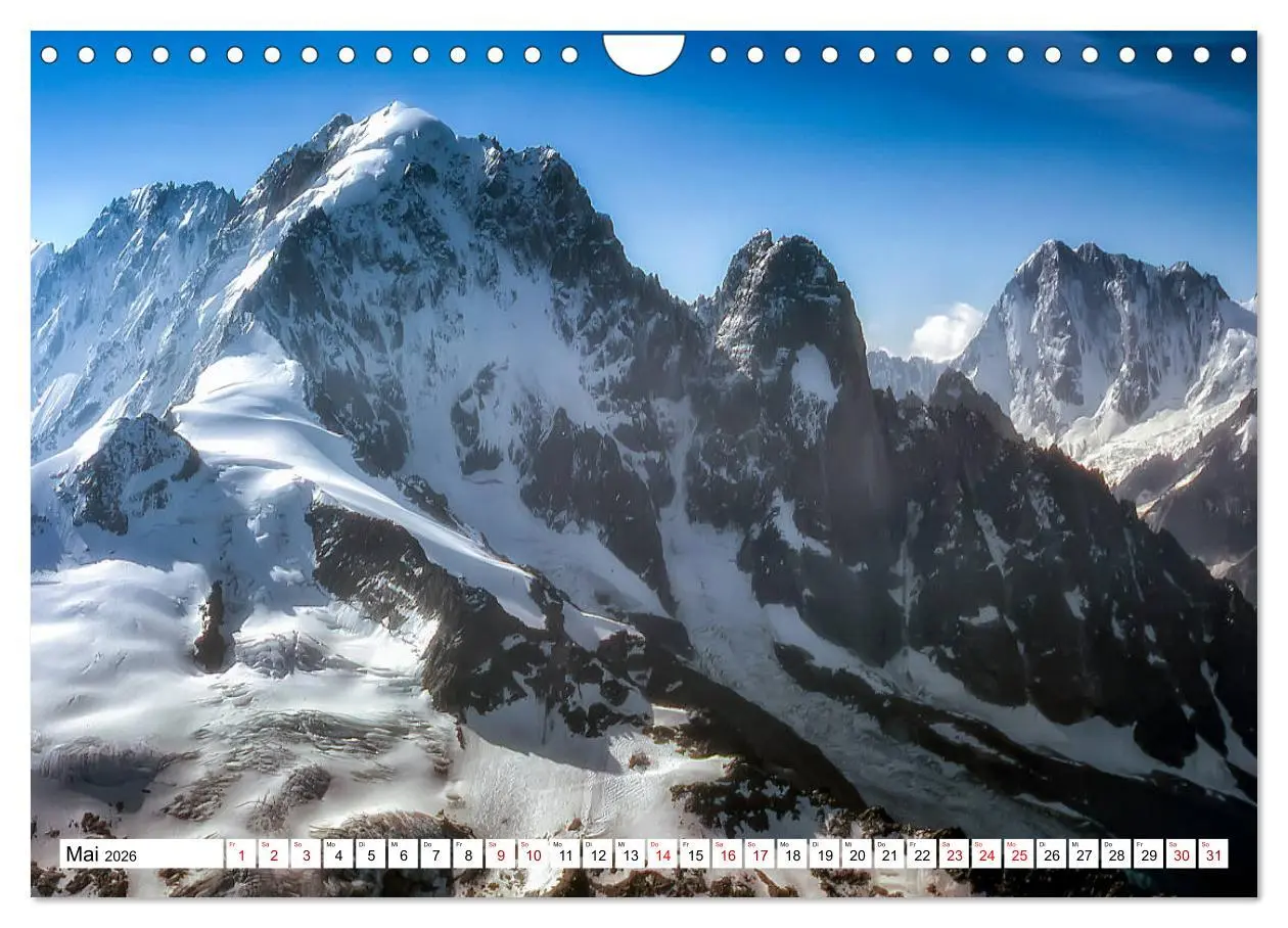 Bild: 9783457667545 | Mont-Blanc - Das Dach Europas (Wandkalender 2026 DIN A4 quer),...