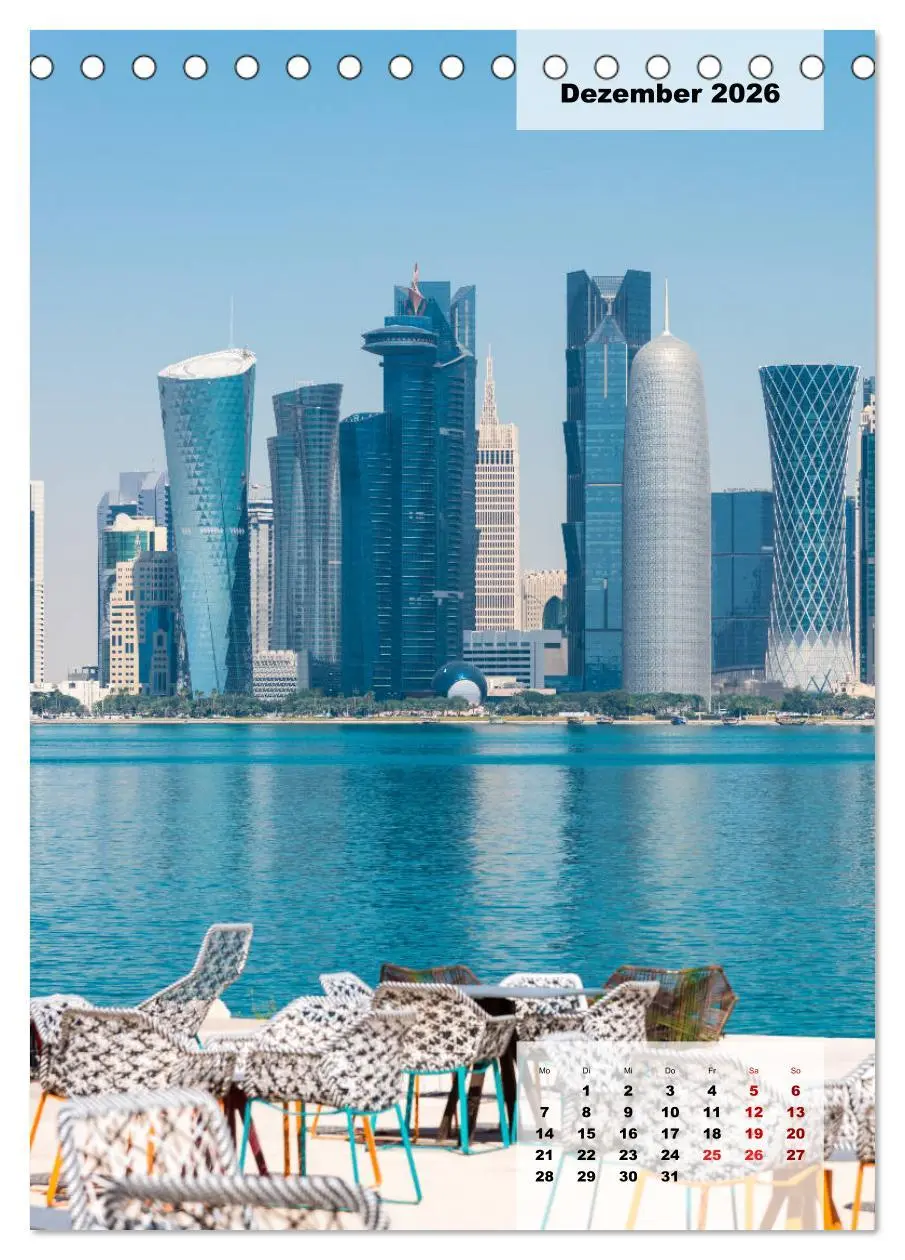 Bild: 9783516377545 | Doha Leuchtende Hauptstadt von Katar (Tischkalender 2026 DIN A5...