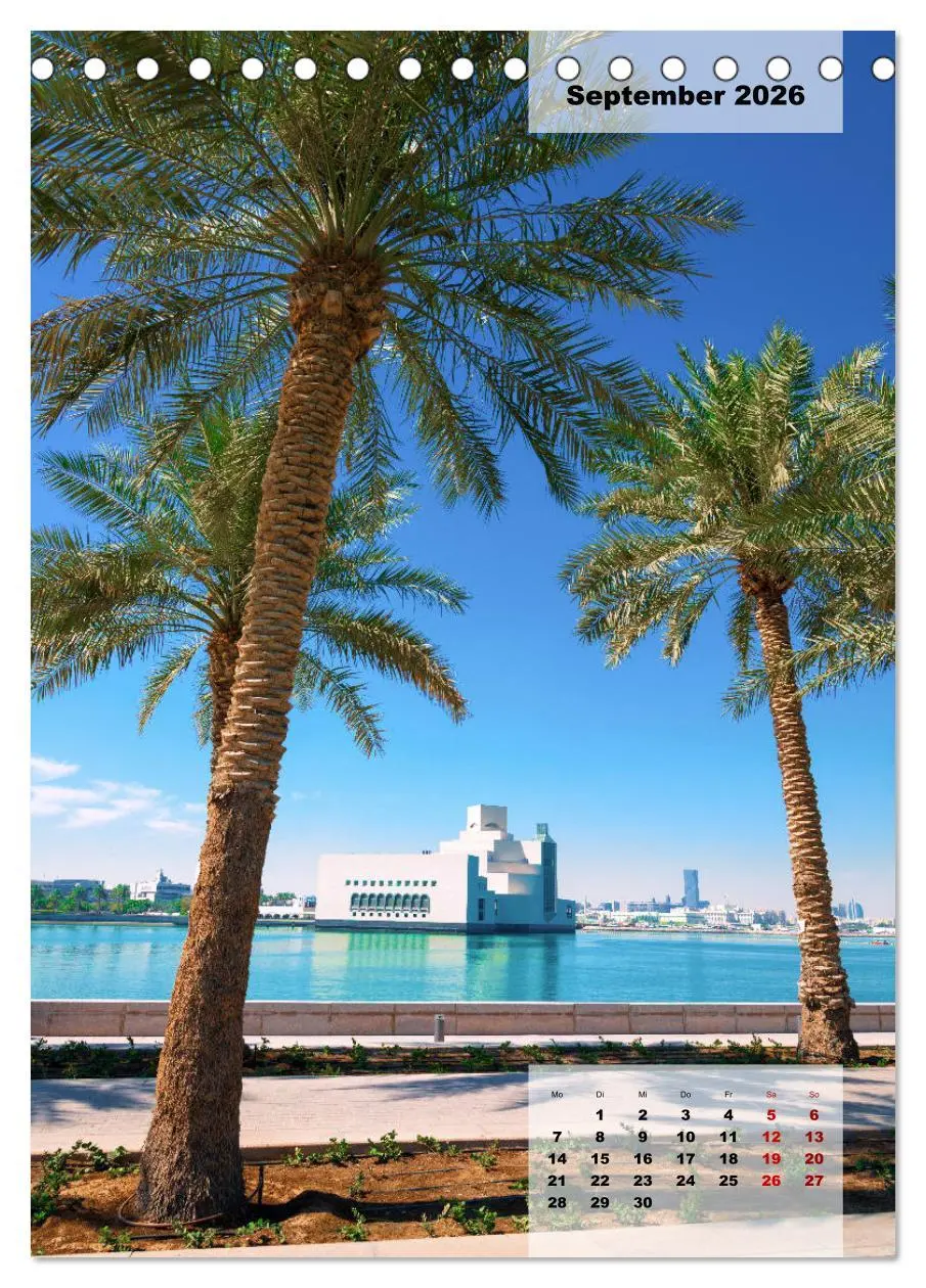 Bild: 9783516377545 | Doha Leuchtende Hauptstadt von Katar (Tischkalender 2026 DIN A5...