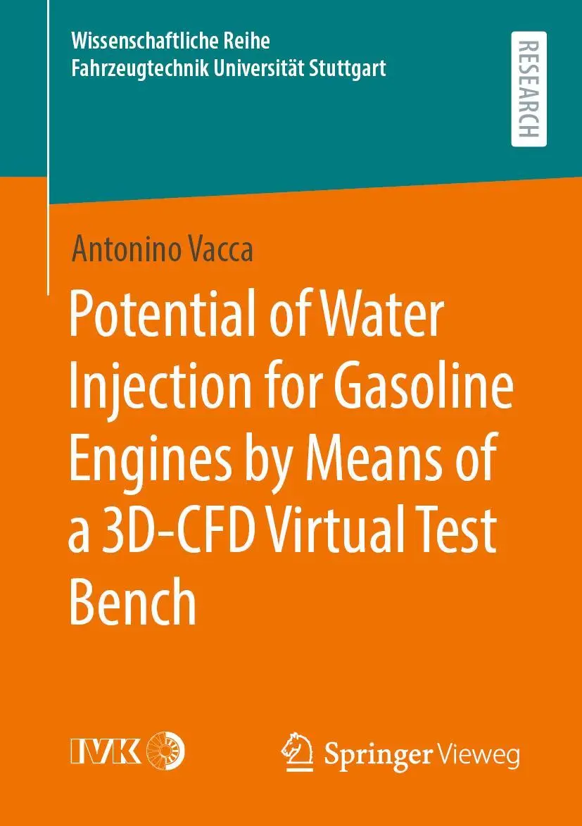 Cover: 9783658327545 | Potential of Water Injection for Gasoline Engines by Means of a...