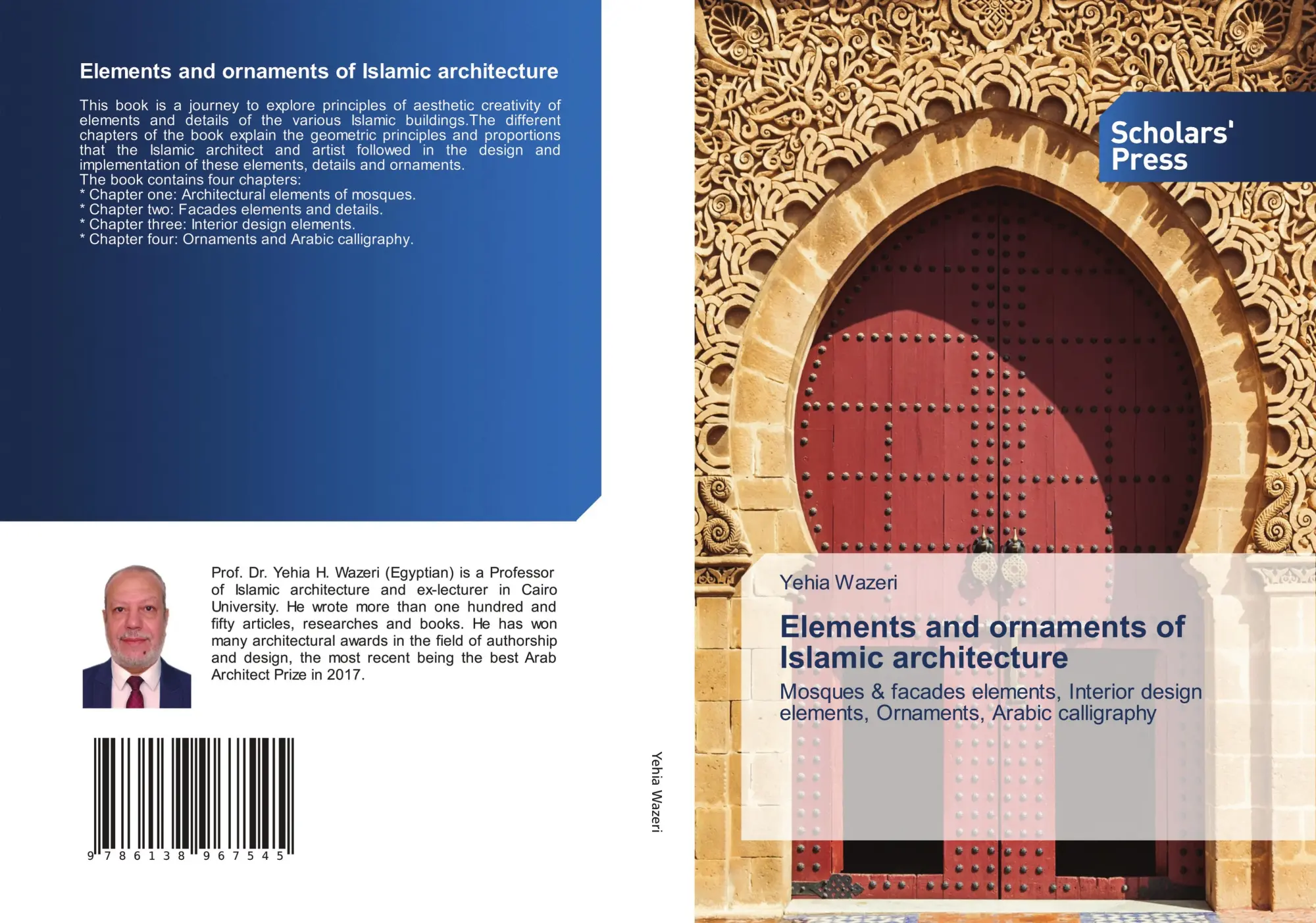 Cover: 9786138967545 | Elements and ornaments of Islamic architecture | Yehia Wazeri | Buch