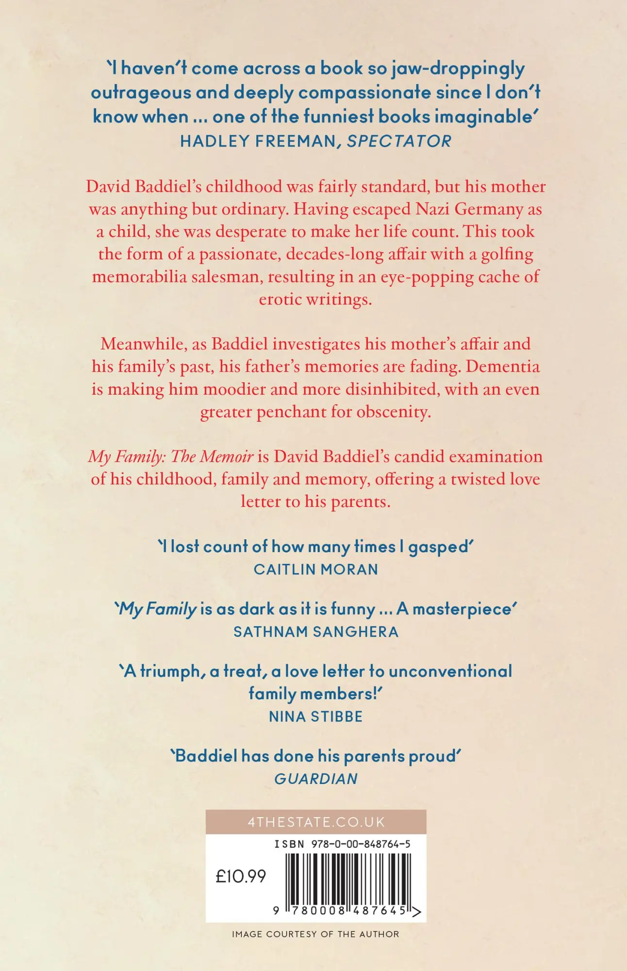 Rückseite: 9780008487645 | My Family | The Memoir | David Baddiel | Taschenbuch | 368 S. | 2025
