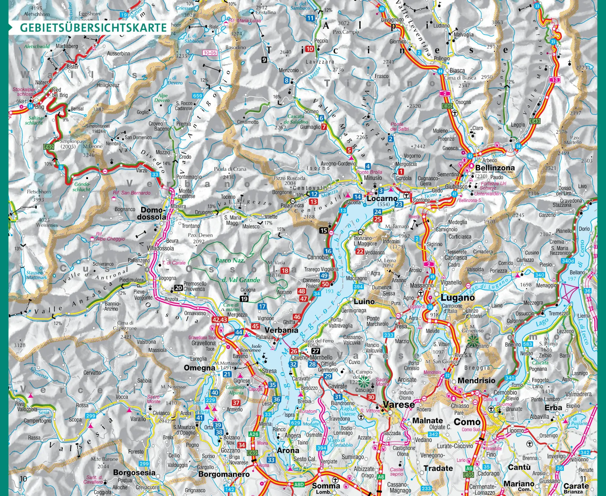 Bild: 9783259037645 | Kümmerly+Frey Wanderführer Lago Maggiore | Iris Kürschner (u. a.)