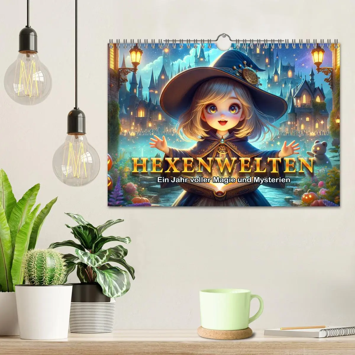 Bild: 9783457347645 | Hexenwelten: Ein Jahr voller Magie und Mysterien (Wandkalender 2026...
