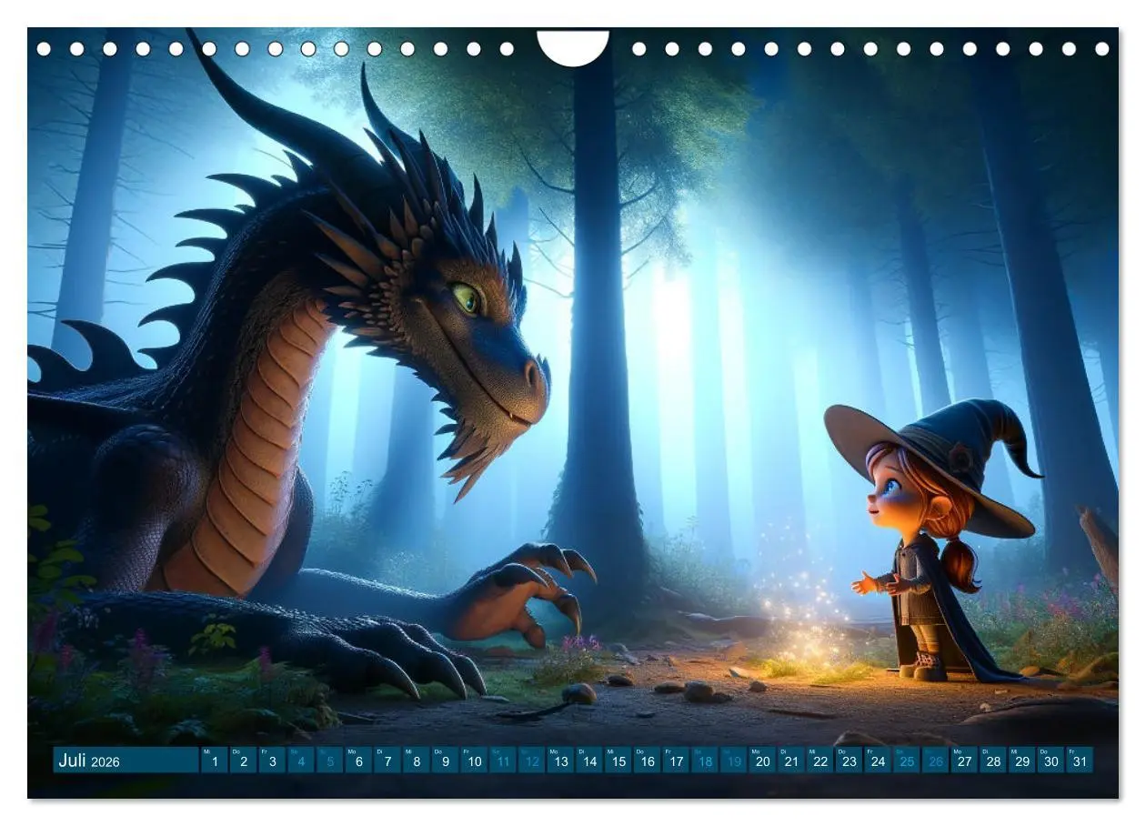 Bild: 9783457347645 | Hexenwelten: Ein Jahr voller Magie und Mysterien (Wandkalender 2026...