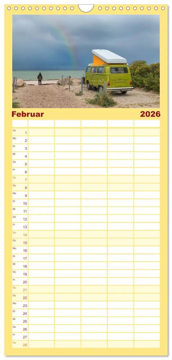 Bild: 9783516507645 | Familienplaner 2026 - Vanlife - Glücklich auf vier Rädern mit 5...
