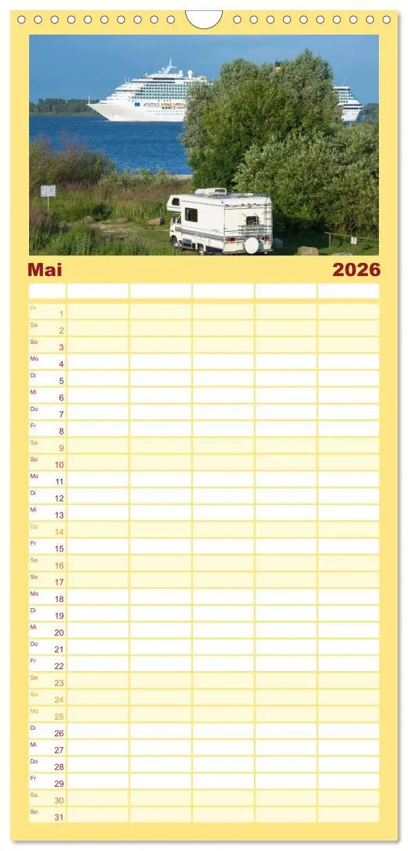 Bild: 9783516507645 | Familienplaner 2026 - Vanlife - Glücklich auf vier Rädern mit 5...