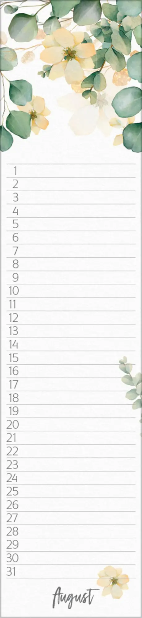 Bild: 9783731887645 | Geburtstags-Langplaner Floral | Verlag Korsch | Kalender | 13 S.