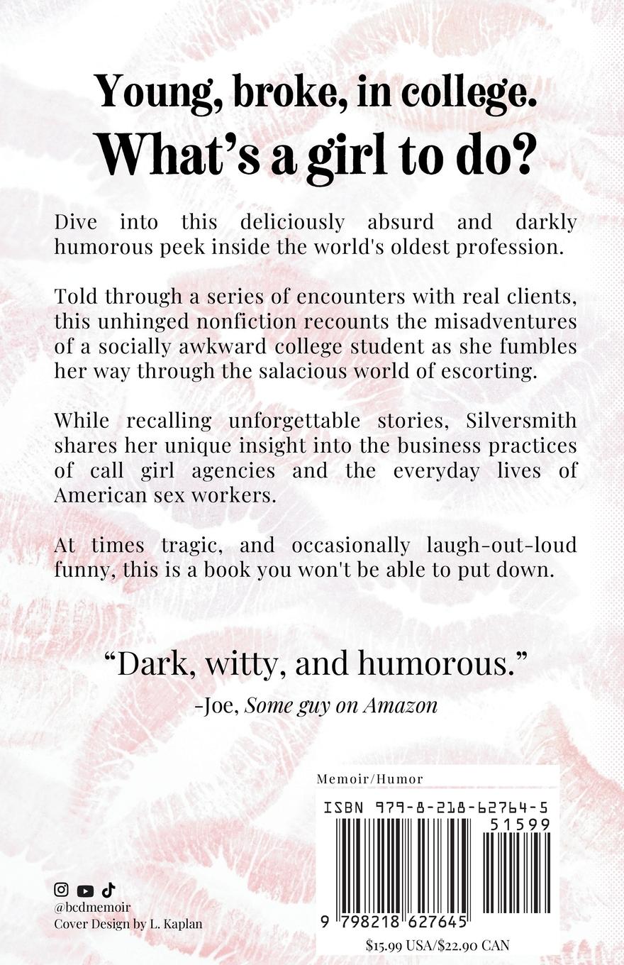 Rückseite: 9798218627645 | Behind Closed Doors | Memoirs Of an American Call Girl | Silversmith