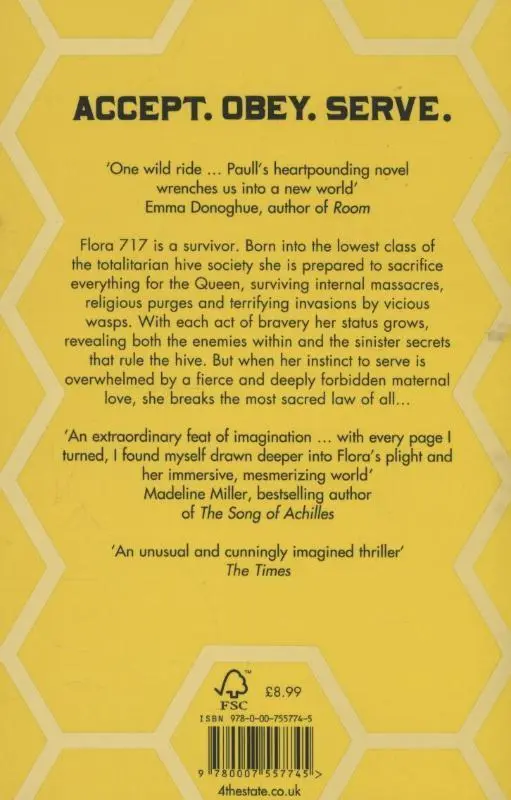 Rückseite: 9780007557745 | The Bees | Laline Paull | Taschenbuch | 346 S. | Englisch | 2015