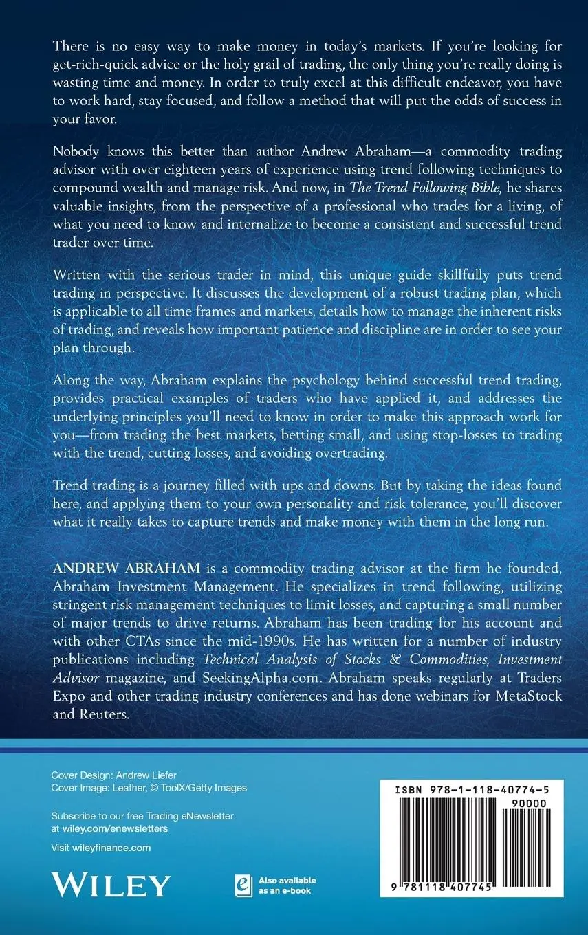 Rückseite: 9781118407745 | The Trend Following Bible | Andrew Abraham | Buch | 272 S. | Englisch
