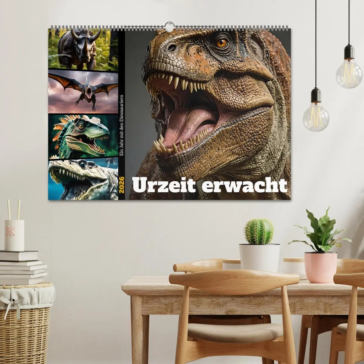 Bild: 9783457267745 | Urzeit erwacht - Ein Jahr mit den Dinosauriern (Wandkalender 2026...