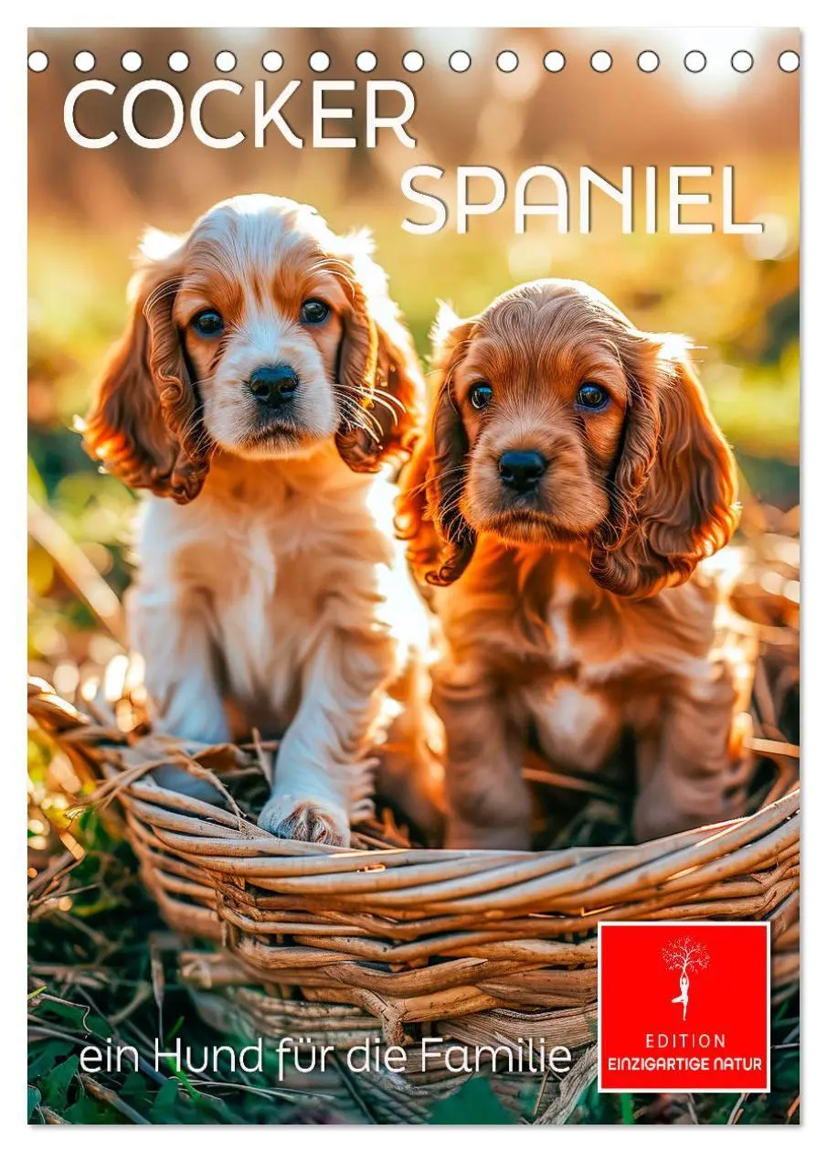 Cover: 9783516287745 | Cocker Spaniel - ein Hund für die Familie (Tischkalender 2026 DIN...