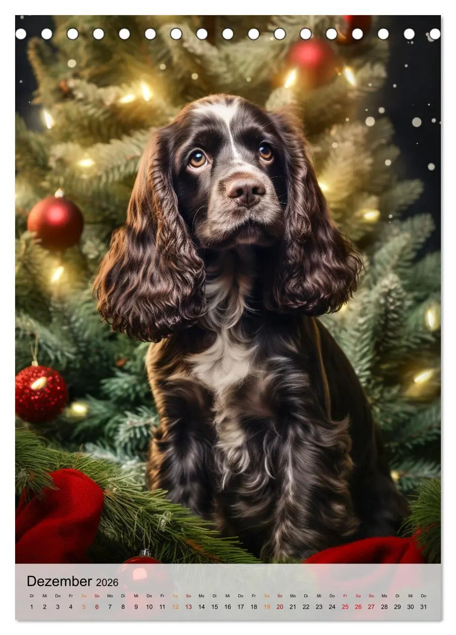 Bild: 9783516287745 | Cocker Spaniel - ein Hund für die Familie (Tischkalender 2026 DIN...