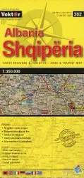 Cover: 9789604487745 | Albanien Straßenkarte 1 : 350 000 GPS | (Land-)Karte | Orama Maps
