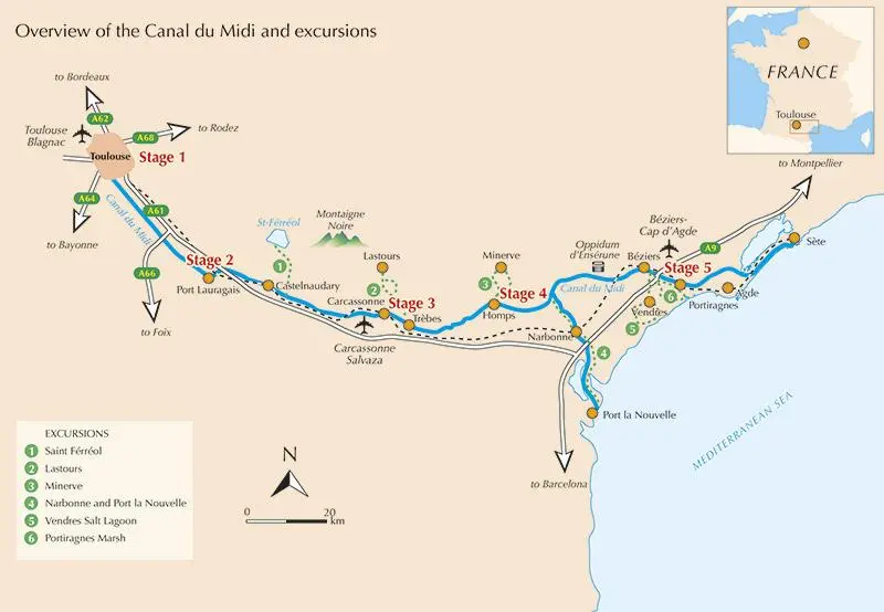 Bild: 9781852847845 | Cycling the Canal Du MIDI | Declan Lyons | Taschenbuch | Englisch