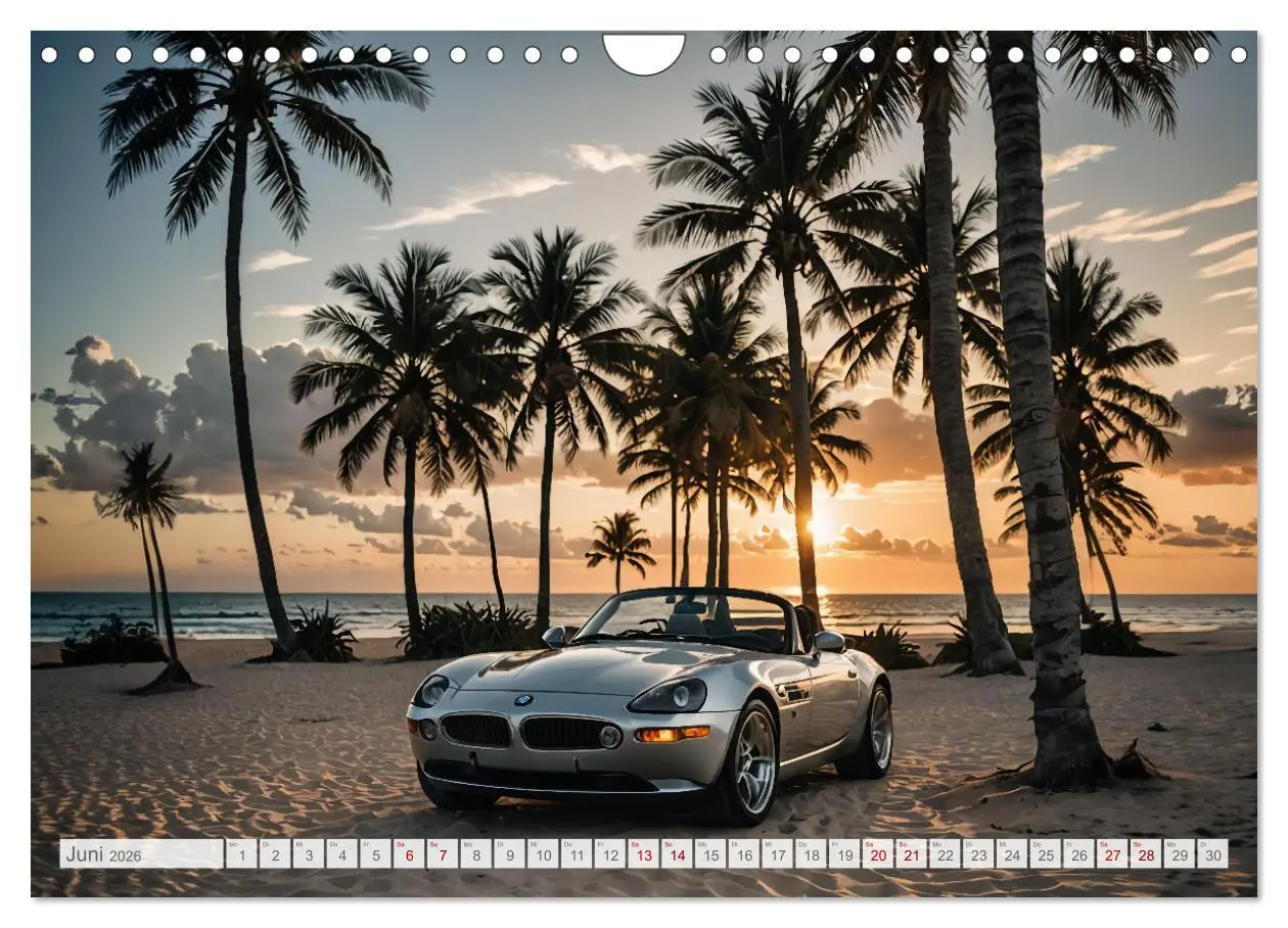 Bild: 9783457327845 | Virtual Classic Cars (Wandkalender 2026 DIN A4 quer), CALVENDO...
