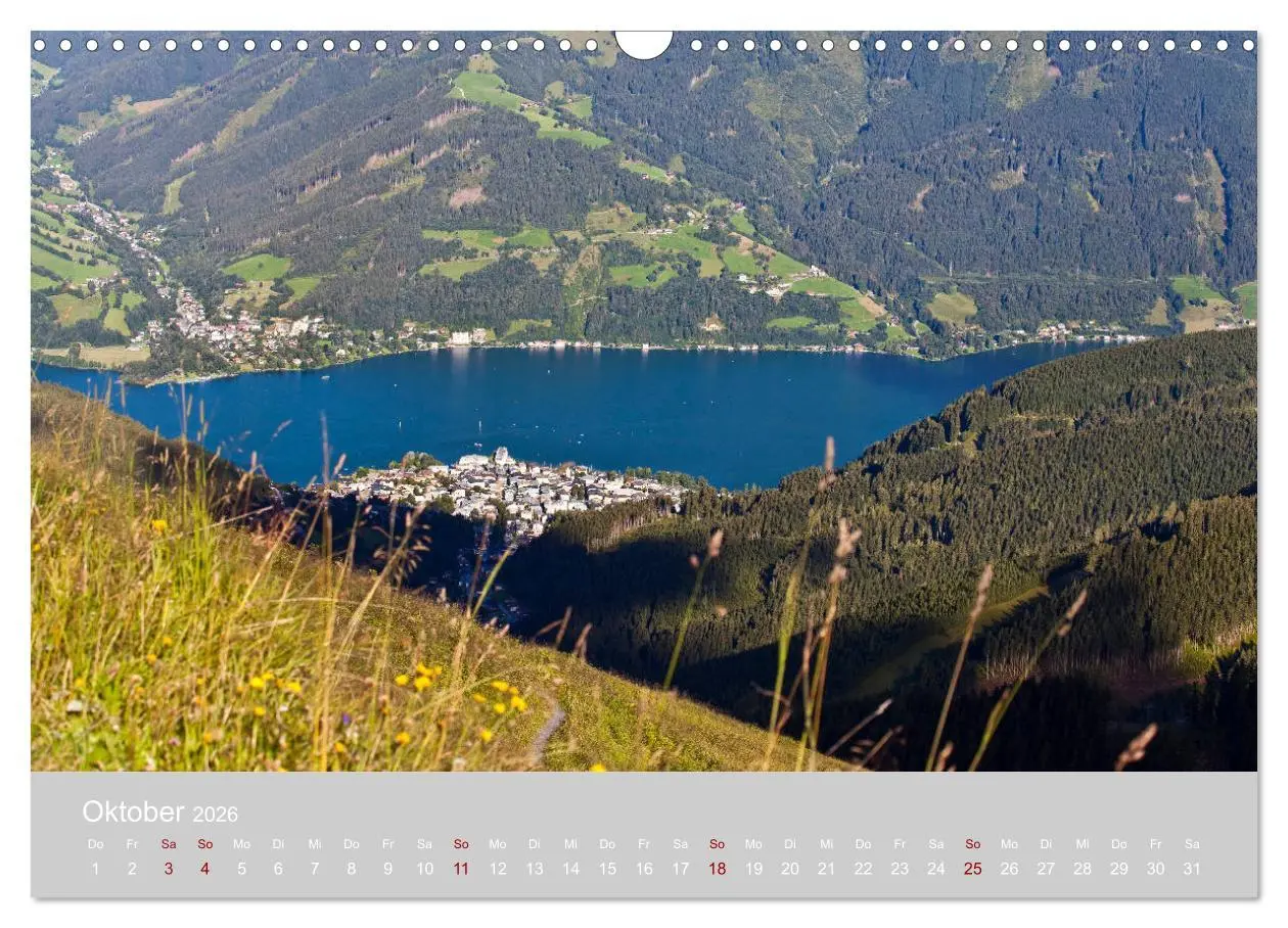 Bild: 9783457877845 | Grüße aus Zell am See (Wandkalender 2026 DIN A3 quer), CALVENDO...