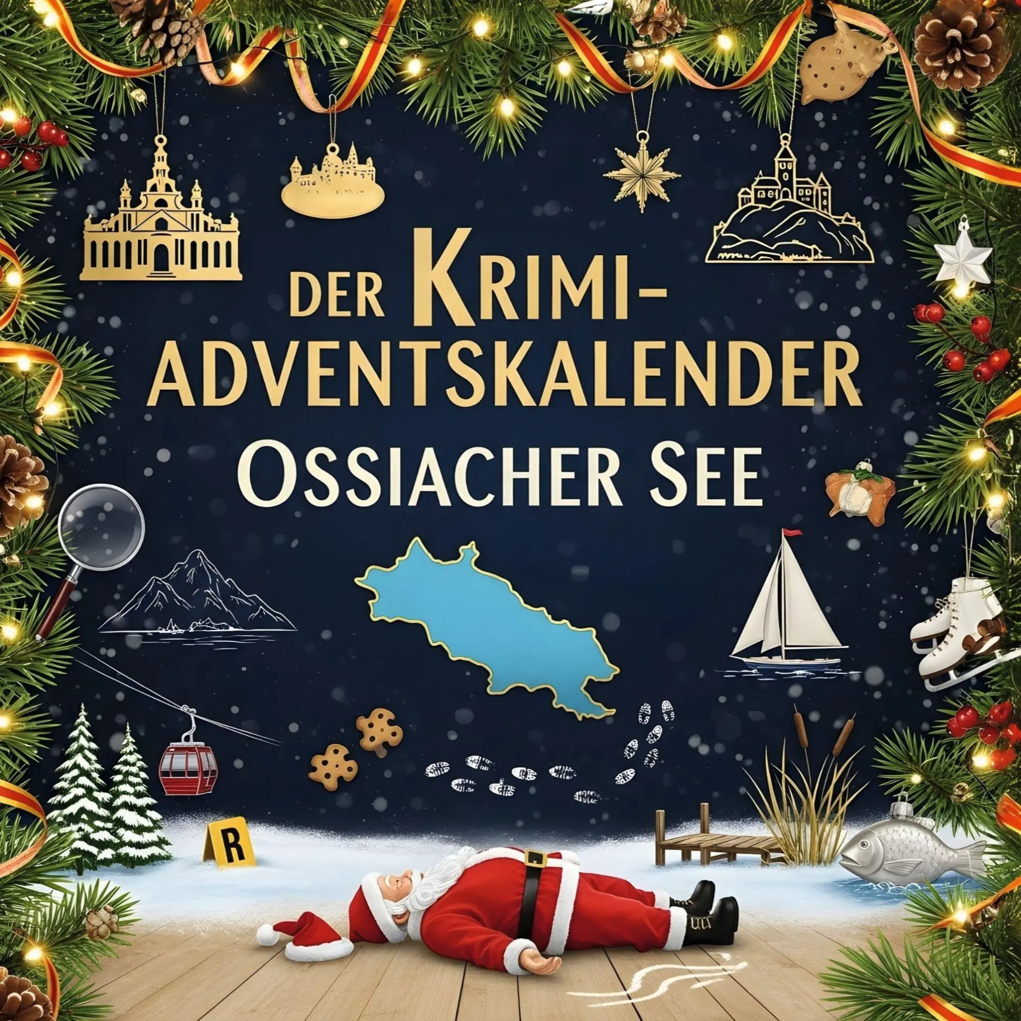 Cover: 9783695307845 | Der Krimi-Adventskalender Ossiacher See | Mordsverdächtig in 24 Akten