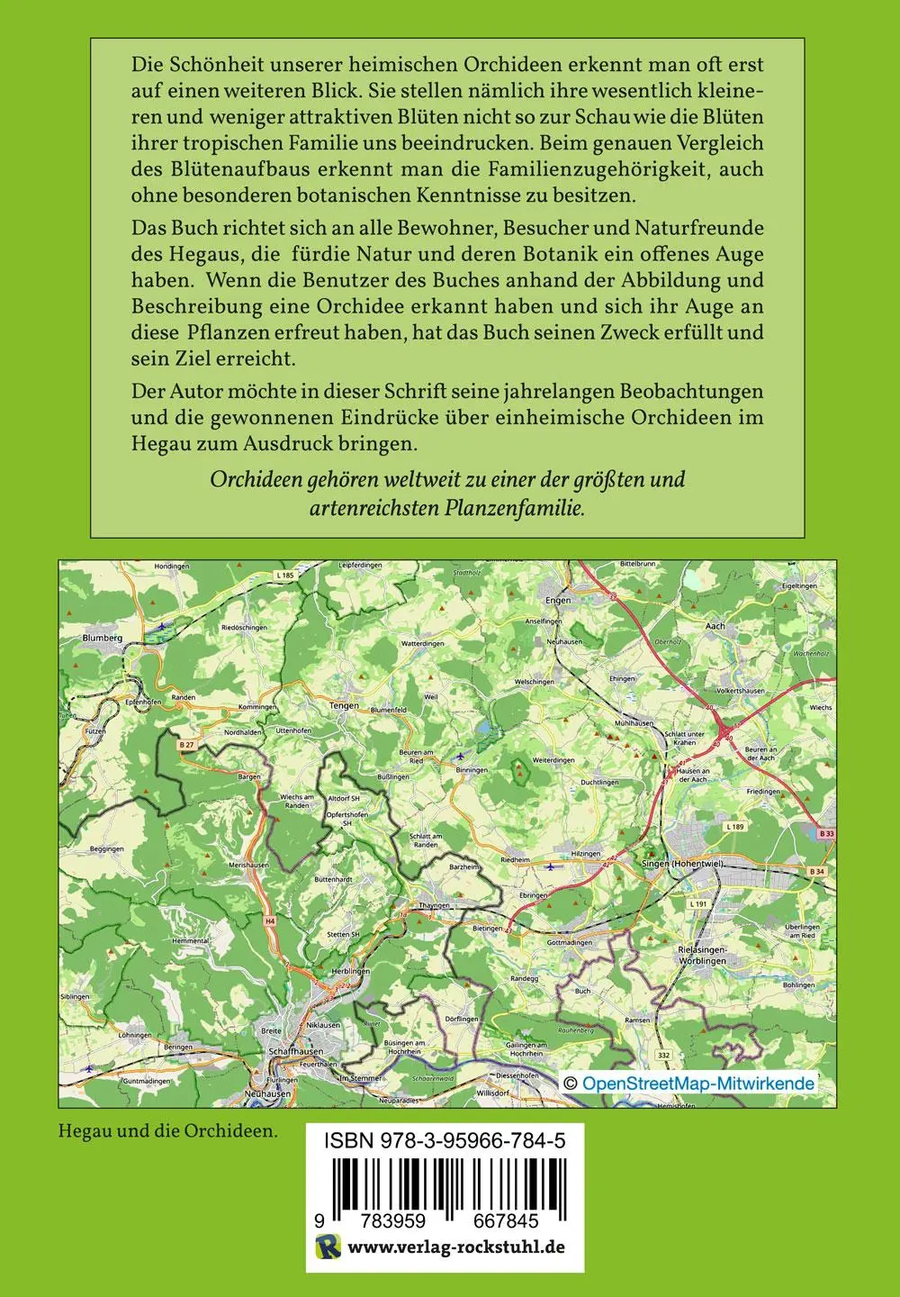 Rückseite: 9783959667845 | Heimische Orchideen im Hegau | Nikolaus Philippi | Taschenbuch | 84 S.