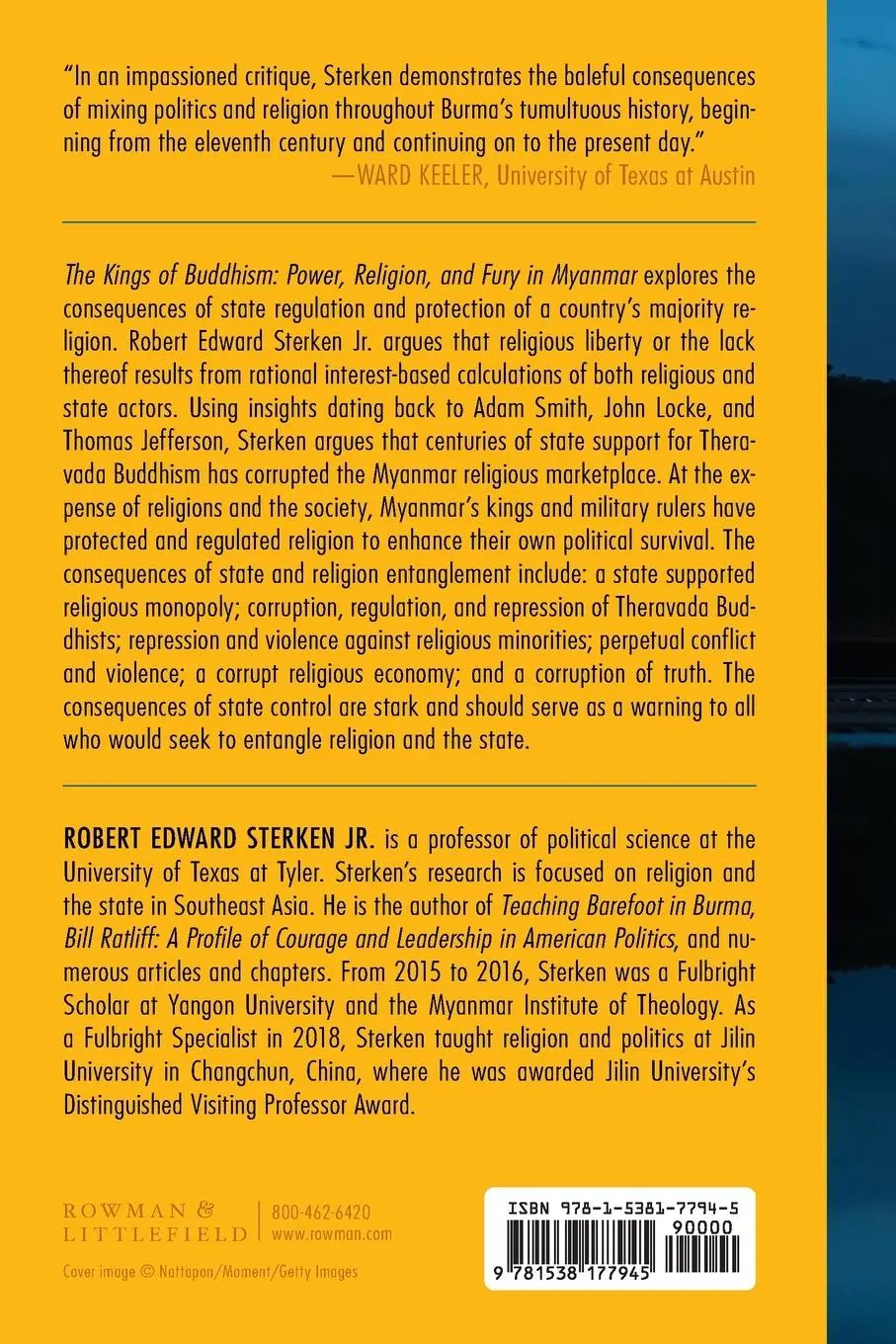 Rückseite: 9781538177945 | The Kings of Buddhism | Power, Religion, and Fury in Myanmar | Jr