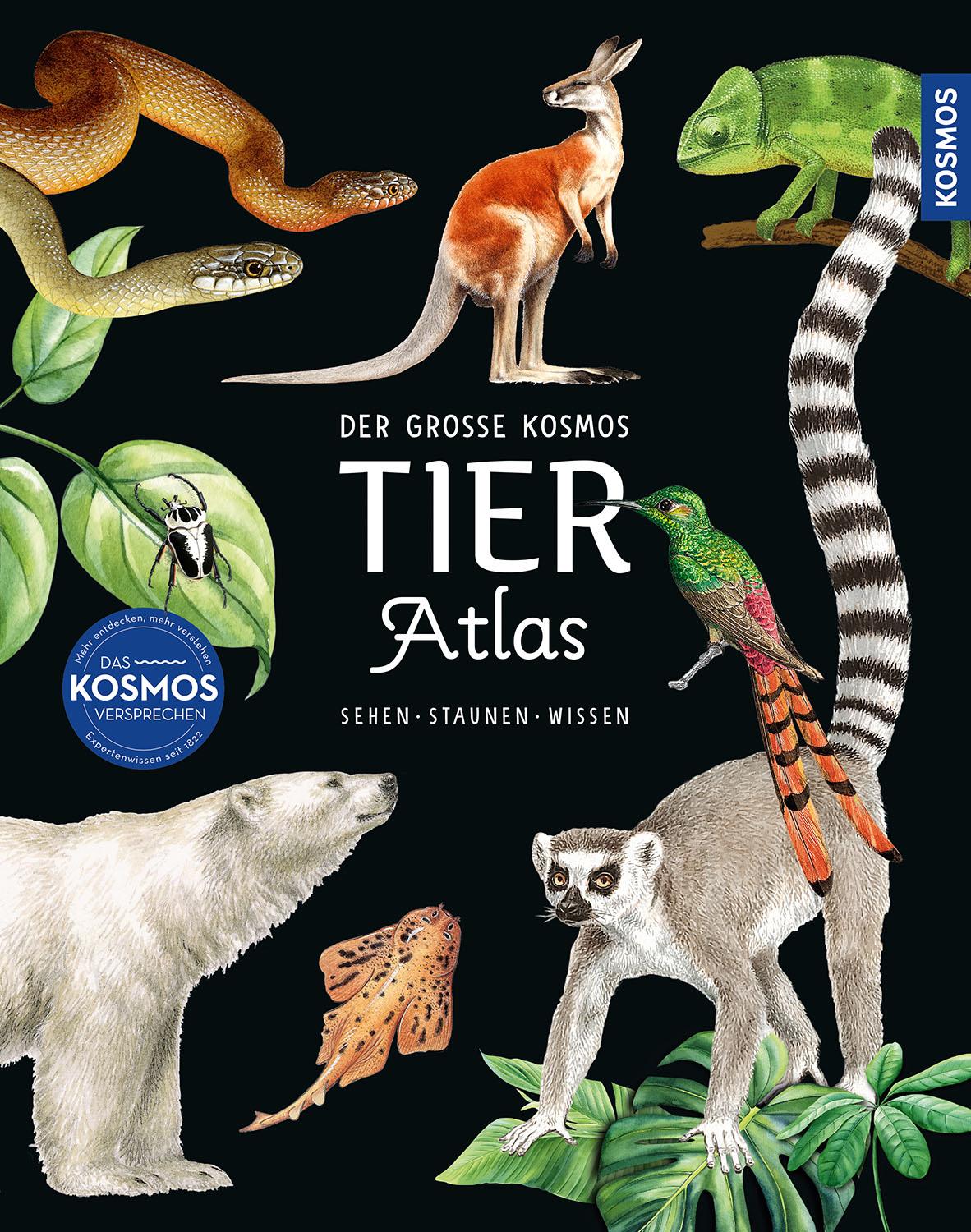 Cover: 9783440177945 | Der große Kosmos Tieratlas | Buch | 192 S. | Deutsch | 2024