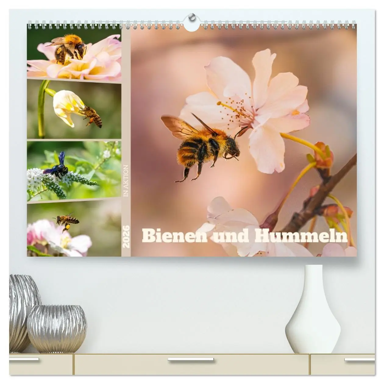 Cover: 9783516647945 | Bienen und Hummeln in Aktion (hochwertiger Premium Wandkalender...