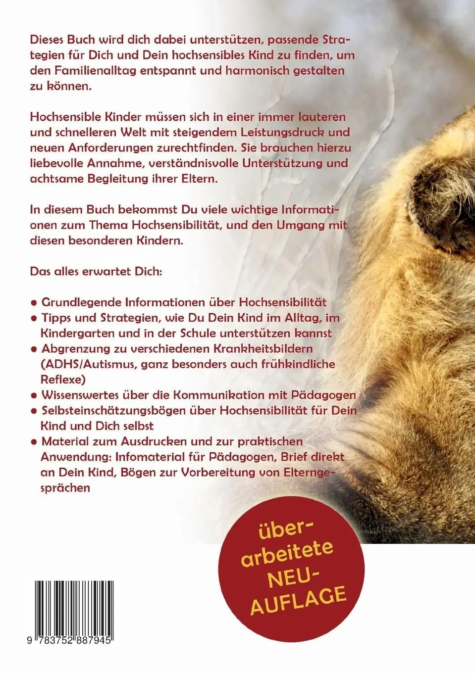 Rückseite: 9783752887945 | Hochsensibel und löwenstark | Svenja Loewe | Taschenbuch | 168 S.