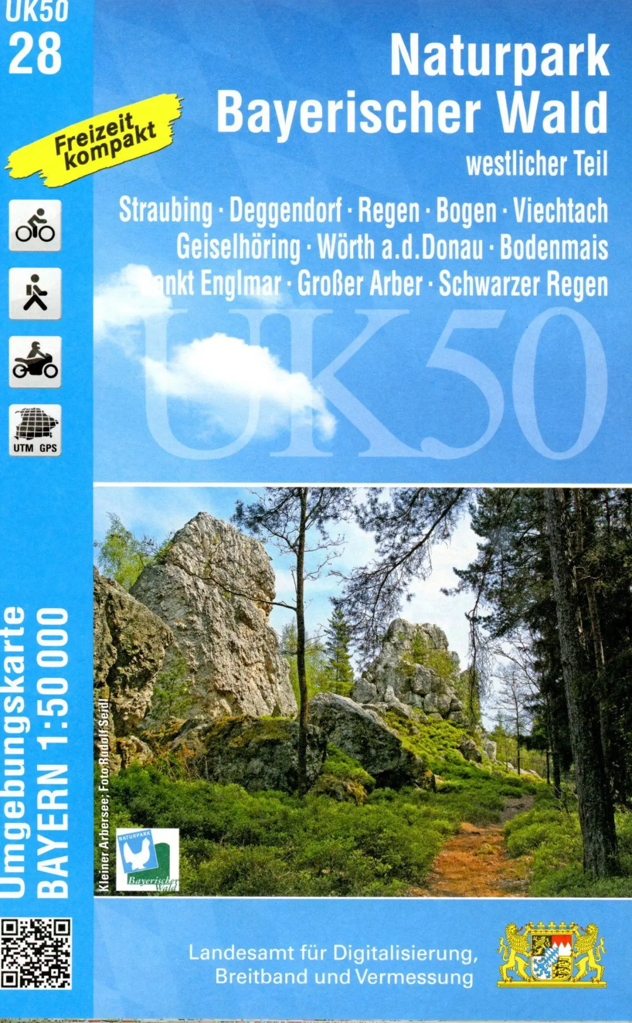 Cover: 9783899337945 | UK50-28 Naturpark Bayerischer Wald - westlicher Teil 1:50 000...