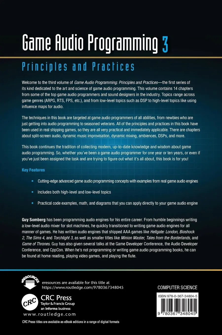 Rückseite: 9780367348045 | Game Audio Programming 3: Principles and Practices | Guy Somberg