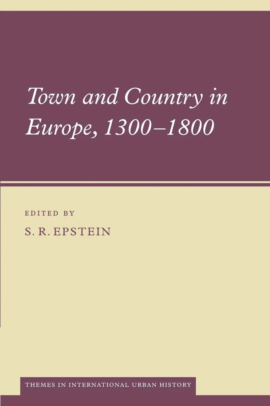 Cover: 9780521548045 | Town and Country in Europe, 1300 1800 | Peter Clark (u. a.) | Buch