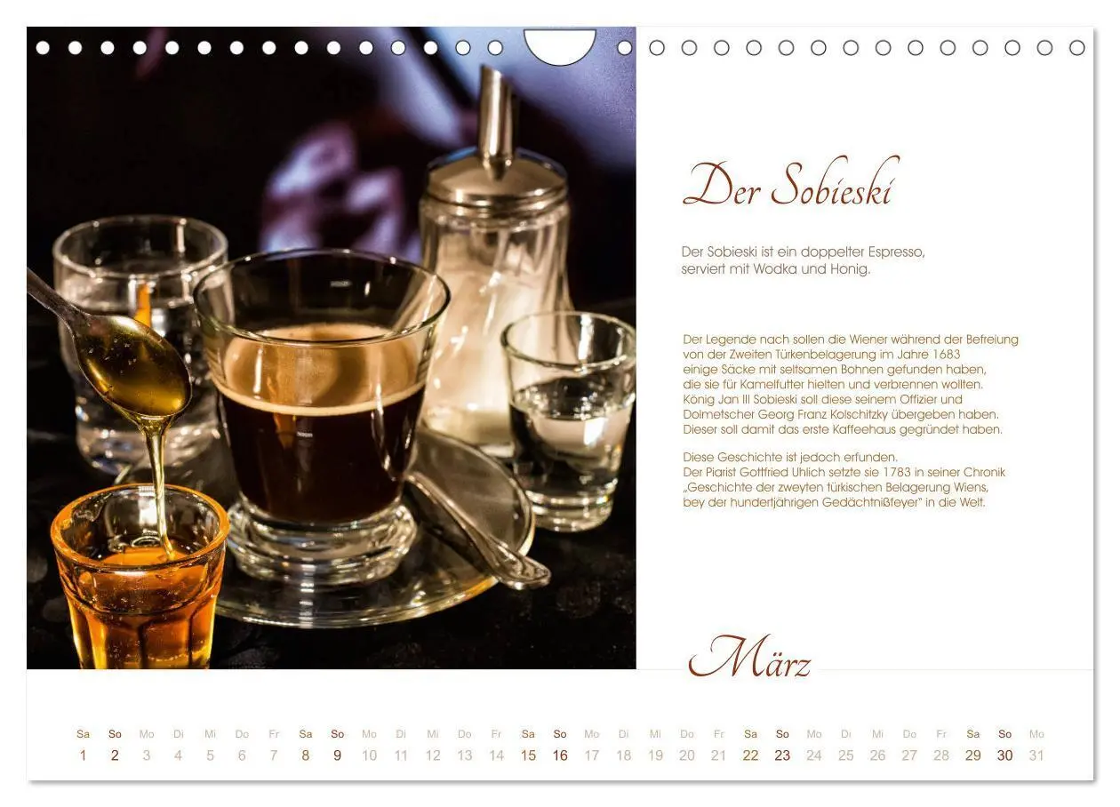 Bild: 9783435358045 | Wiener Kaffeerezepte (Wandkalender 2025 DIN A4 quer), CALVENDO...