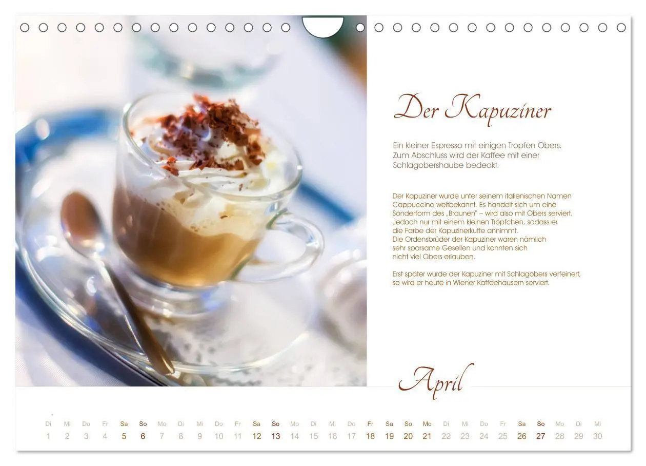 Bild: 9783435358045 | Wiener Kaffeerezepte (Wandkalender 2025 DIN A4 quer), CALVENDO...