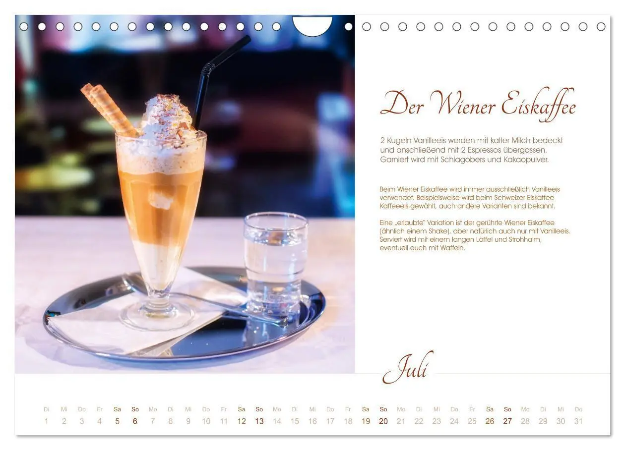Bild: 9783435358045 | Wiener Kaffeerezepte (Wandkalender 2025 DIN A4 quer), CALVENDO...