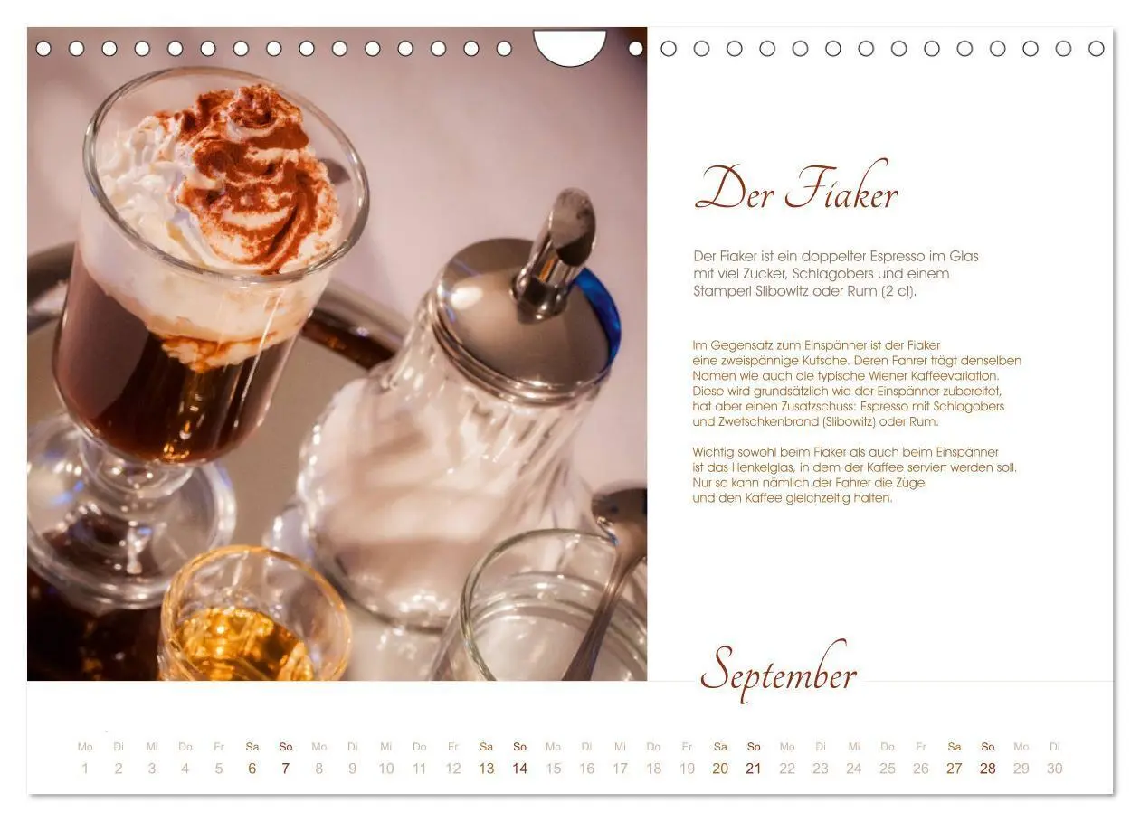 Bild: 9783435358045 | Wiener Kaffeerezepte (Wandkalender 2025 DIN A4 quer), CALVENDO...