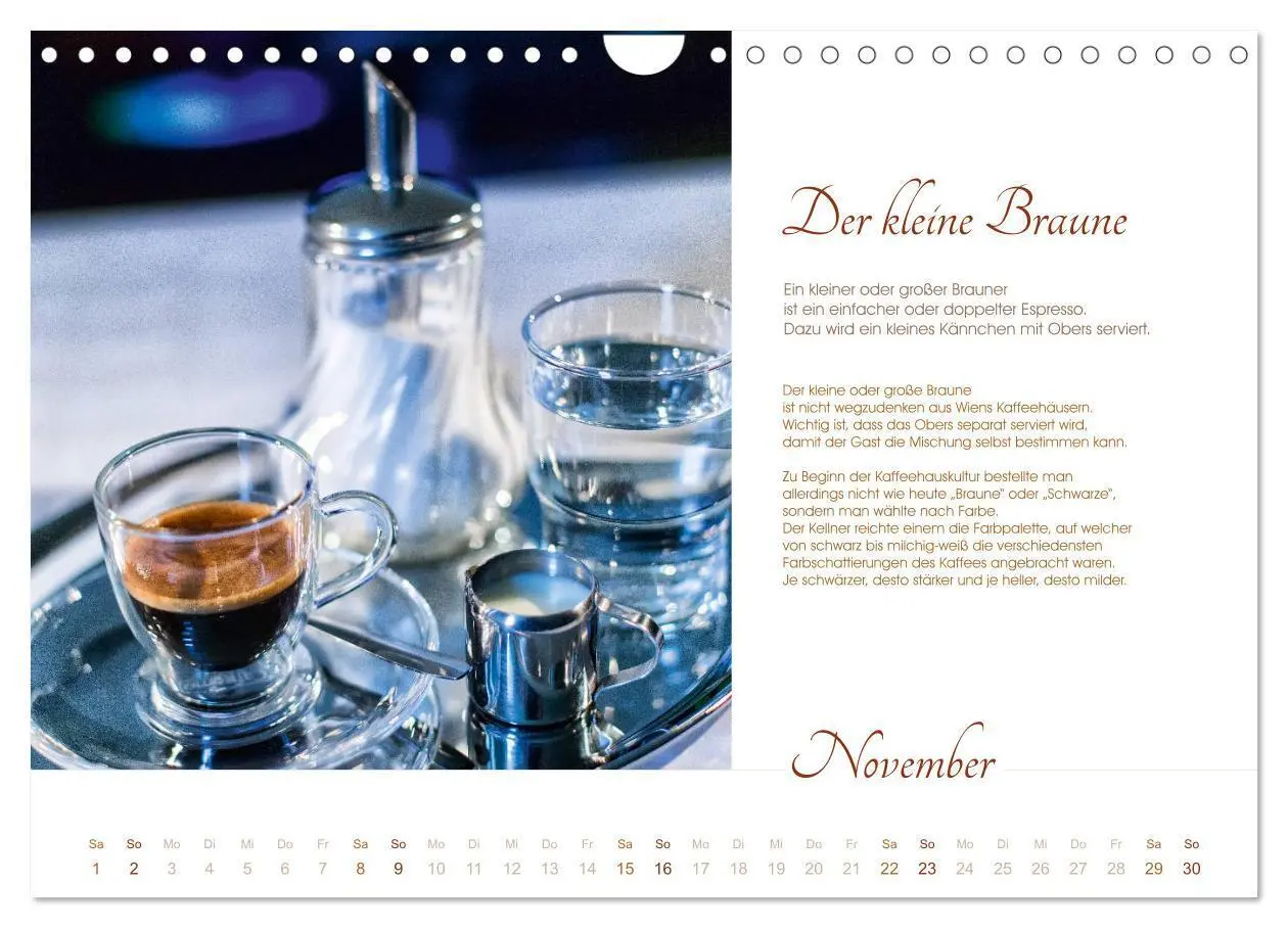 Bild: 9783435358045 | Wiener Kaffeerezepte (Wandkalender 2025 DIN A4 quer), CALVENDO...
