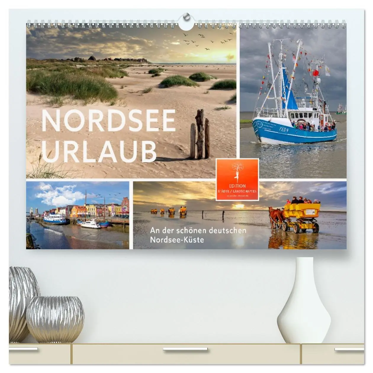 Cover: 9783457448045 | Nordsee-Urlaub (hochwertiger Premium Wandkalender 2026 DIN A2...