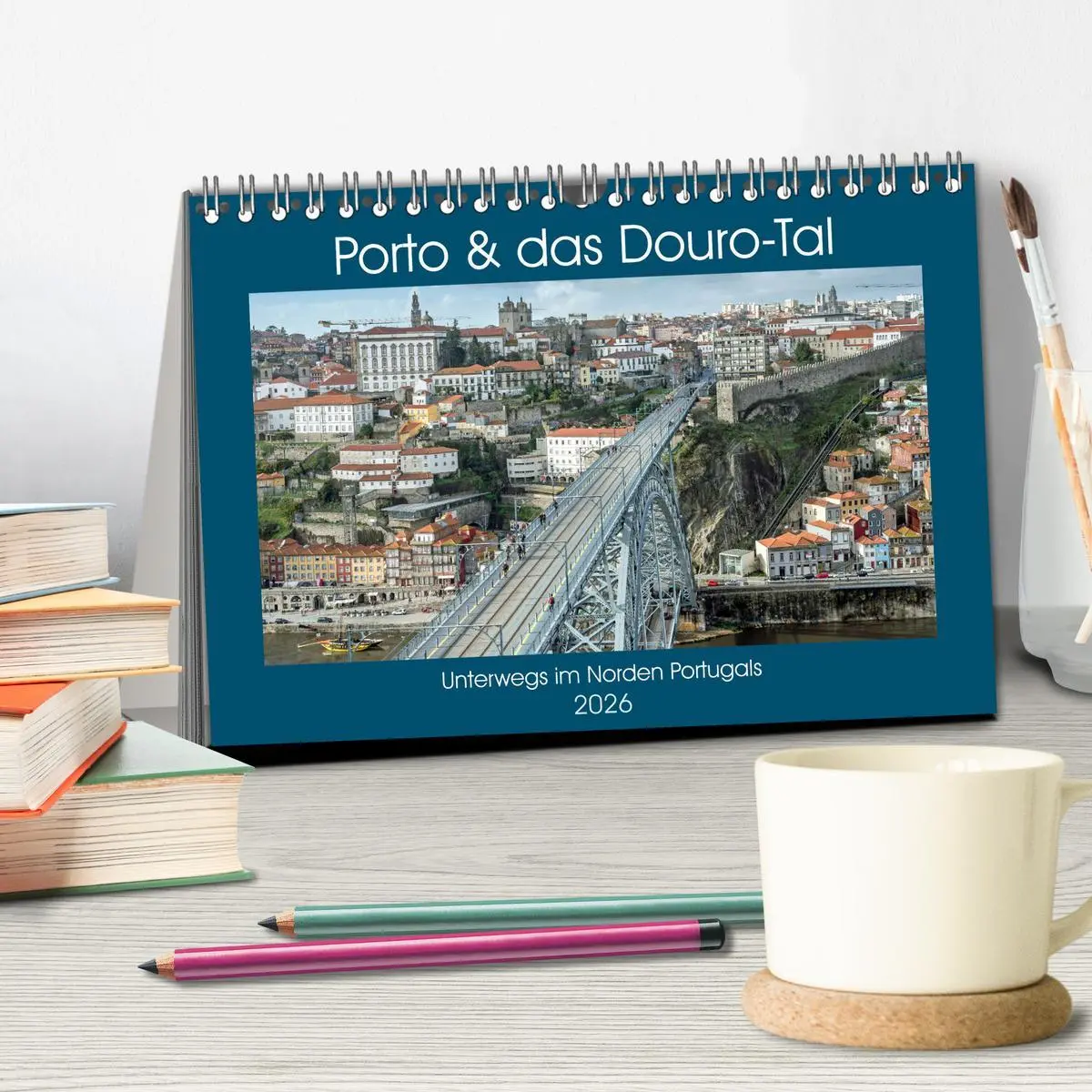 Bild: 9783457828045 | Porto &amp; das Douro-Tal (Tischkalender 2026 DIN A5 quer), CALVENDO...