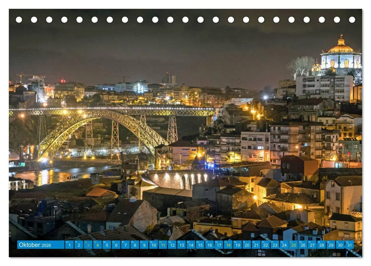 Bild: 9783457828045 | Porto &amp; das Douro-Tal (Tischkalender 2026 DIN A5 quer), CALVENDO...