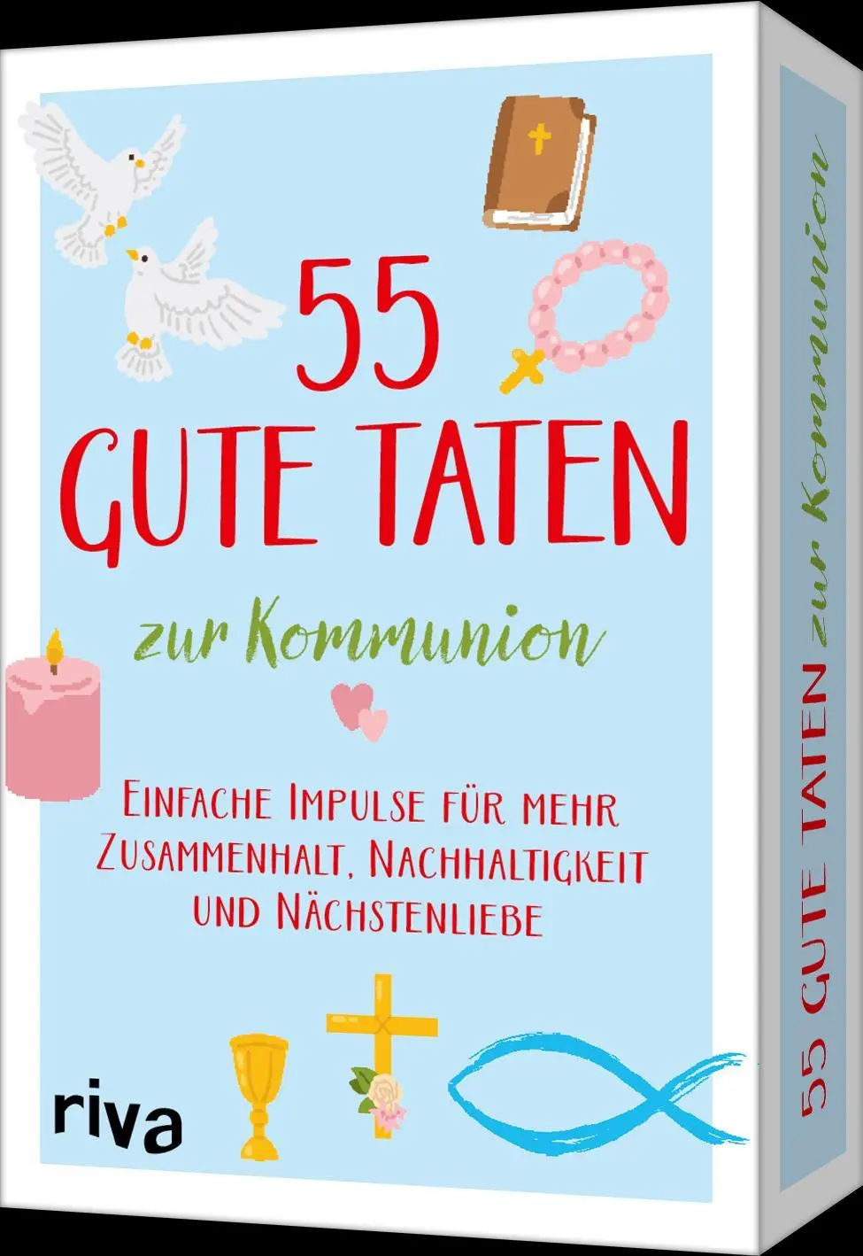 Cover: 9783742328045 | 55 gute Taten zur Kommunion | Carolina Graf | Box | 57 S. | Deutsch