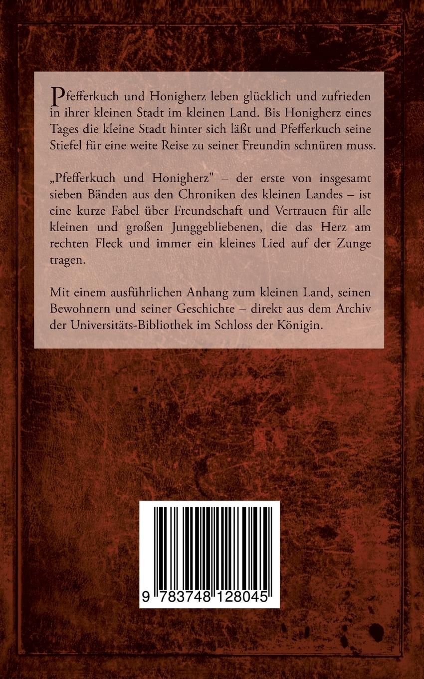 Rückseite: 9783748128045 | Pfefferkuch und Honigherz | Pathos Reich | Taschenbuch | Paperback