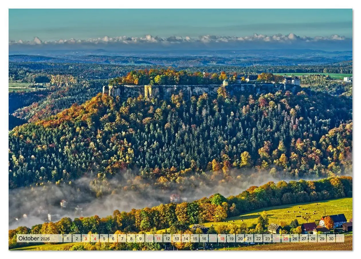 Bild: 9783457508145 | Die Festung Königstein im Licht der vier Jahreszeiten...